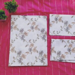 Single bedsheet + 2 Pillow cover