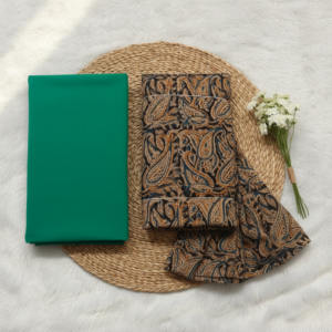 Unstitched Salwar Suit Material (Green)