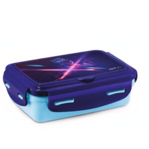 Flavour Series Kids' Vibrant Dual-Tone Insulated Lunch Box with Bicycle Art