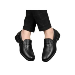 Urban-Executive-Mens-Textured-Leather-Slip-On-Professional-Loafers