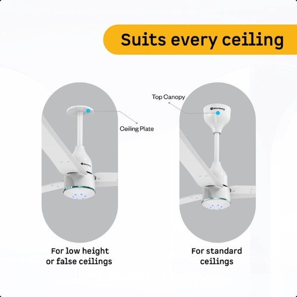 Atomberg Renesa 1200mm BLDC Motor Energy Saving Ceiling Fan with Remote Control10 Atomberg Renesa 1200mm BLDC Motor Energy Saving Ceiling Fan with Remote Control