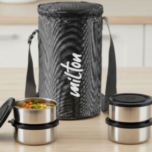Milton Executive Insulated Foodie Tiffin Set with Premium Carry Case