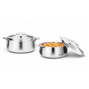 Milton Luxuria Premium Insulated Stainless Steel Casserole Set
