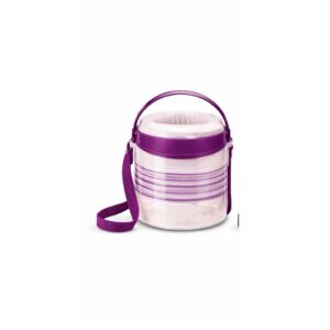 Milton Premium Insulated 3-Container Lunch Set with Shoulder Strap