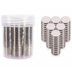 Premium Neodymium Disc Magnets (10mm x 2mm) – Pack of 60