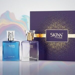 Skinn by Titan: Amalfi Bleu Gift Set (Pour Homme & Pour Femme)