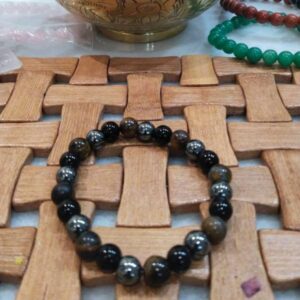 Triple Protection Tiger’s Eye, Hematite & Black Obsidian Energy Bracelet