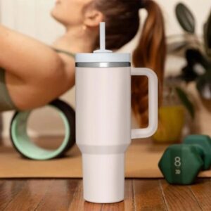 1200 ML STEEL SIPPER MUG WITH STRAW