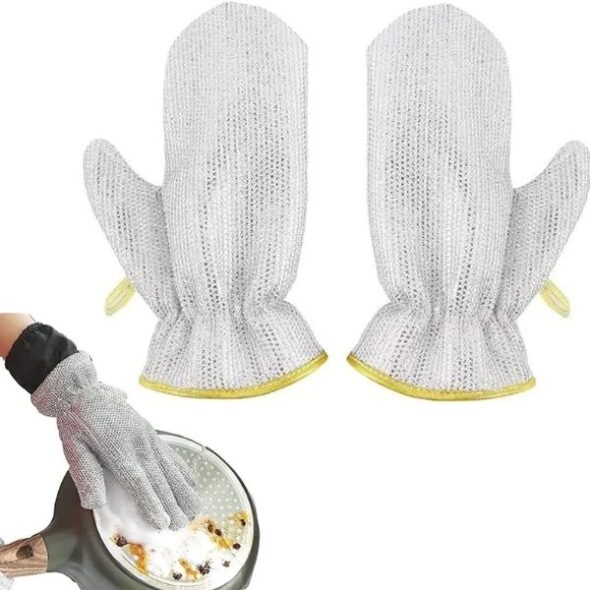 Wire Dish washing Gloves