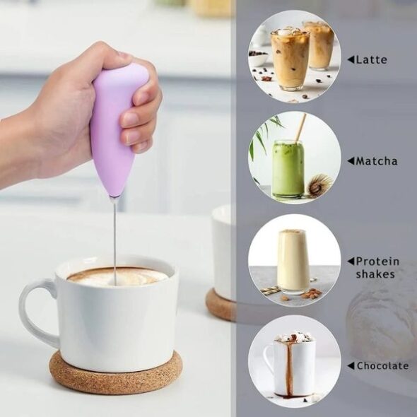 Portable Milk Frother, Coffee Beater, Cappuccino, Mocktail Mixer, Latte Maker Portable Milk Frother, Coffee Beater, Cappuccino, Mocktail Mixer, Latte Maker