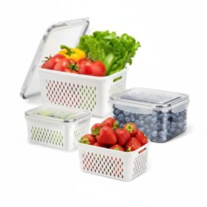 4 Pcs Fridge Storage Boxes