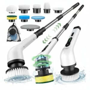 9 in 1 Cordless Electric Spin Scrubber