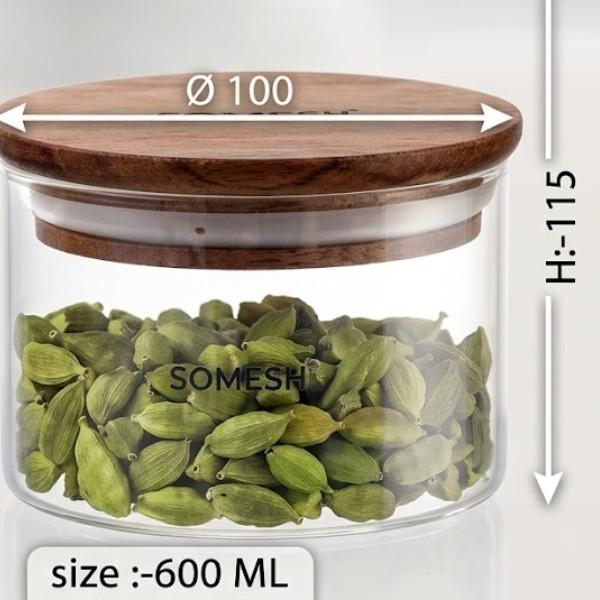 BOROSIL Glass Container 600 ml BOROSIL Glass Container 600 ml