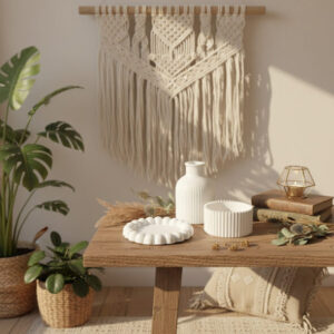 Combo 18 - round bubble tray + Zigzag Candle Holder + Vase