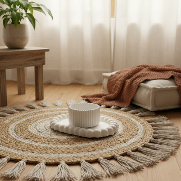 Combo 2 - bubble tray + Zigzag Candle Holder