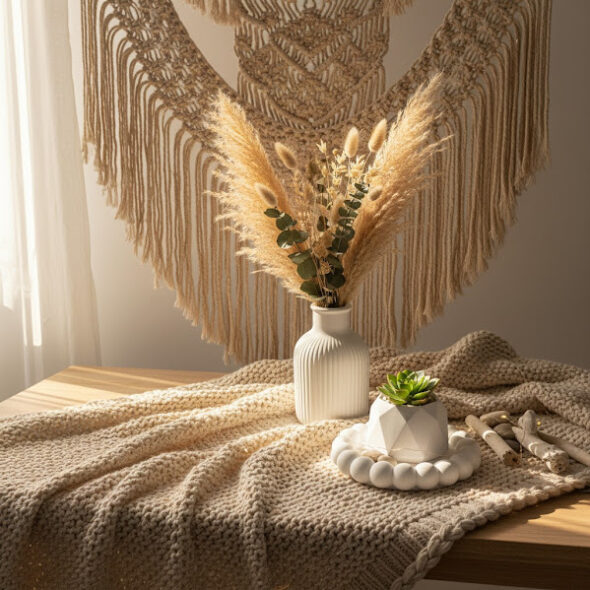 Combo 21 - round bubble tray + octagon Candle Holder + Vase