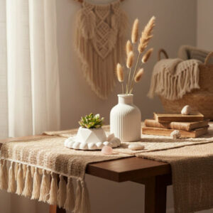 Combo 22 - round bubble tray + VASE + hexagon Candle Holder