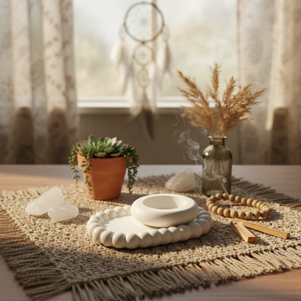 Combo 4 - bubble tray + Round Candle Holder