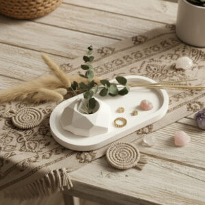 Combo 5 - Trinket tray + Heart Candle Holder