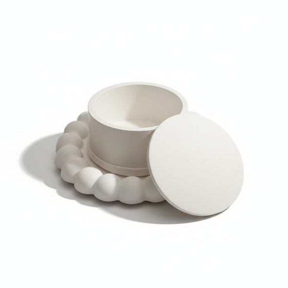 Combo 8 - round bubble tray + round jewellery box