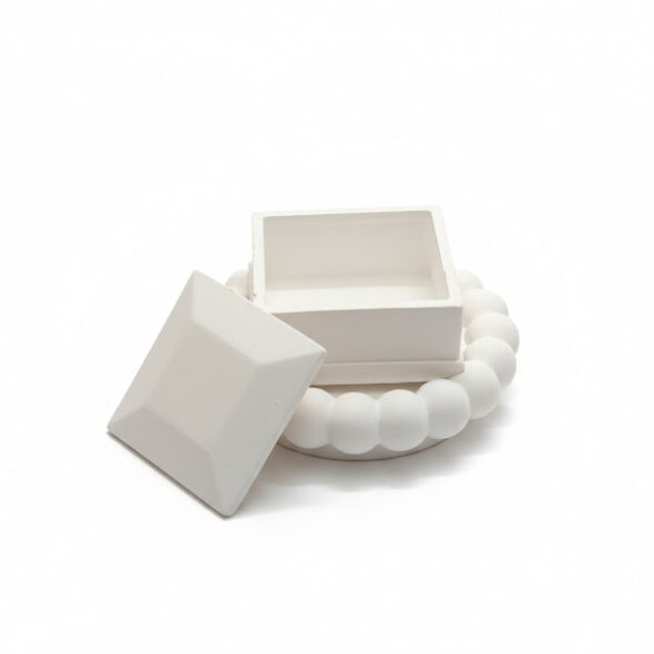 Combo 9 - round bubble tray + square jewellery box