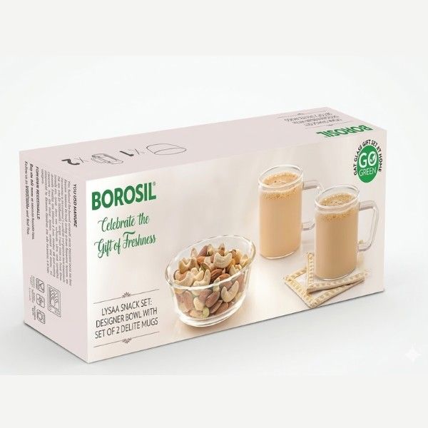 LYSAA GLASS SNACK SET LYSAA GLASS SNACK SET