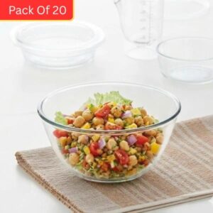 Premium Borosilicate Glass Mixing & Serving Bowl (350ml)