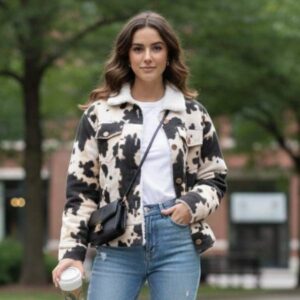 Women Multicolor Jacket with Unique Design