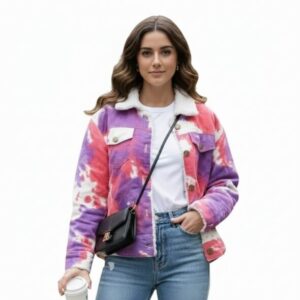 Women Multicolor Jacket with Unique Design