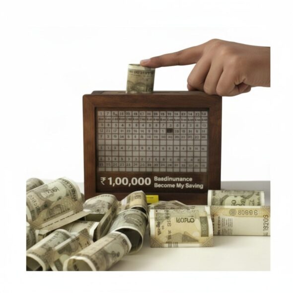 Wooden Money Piggy Bank